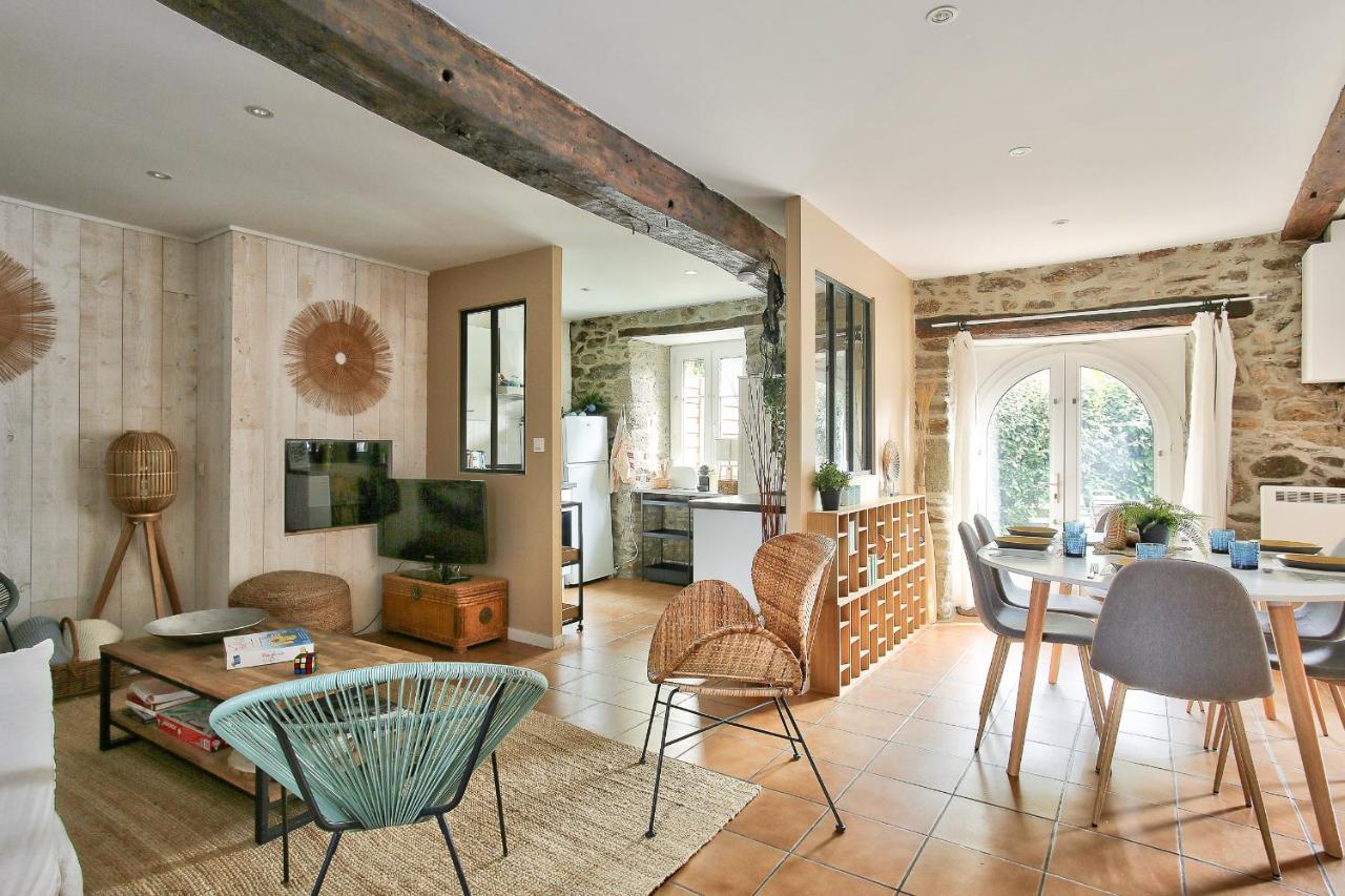 600M Plage Saint-Suliac- Maison Bretonne Pour 4 Extérieur photo