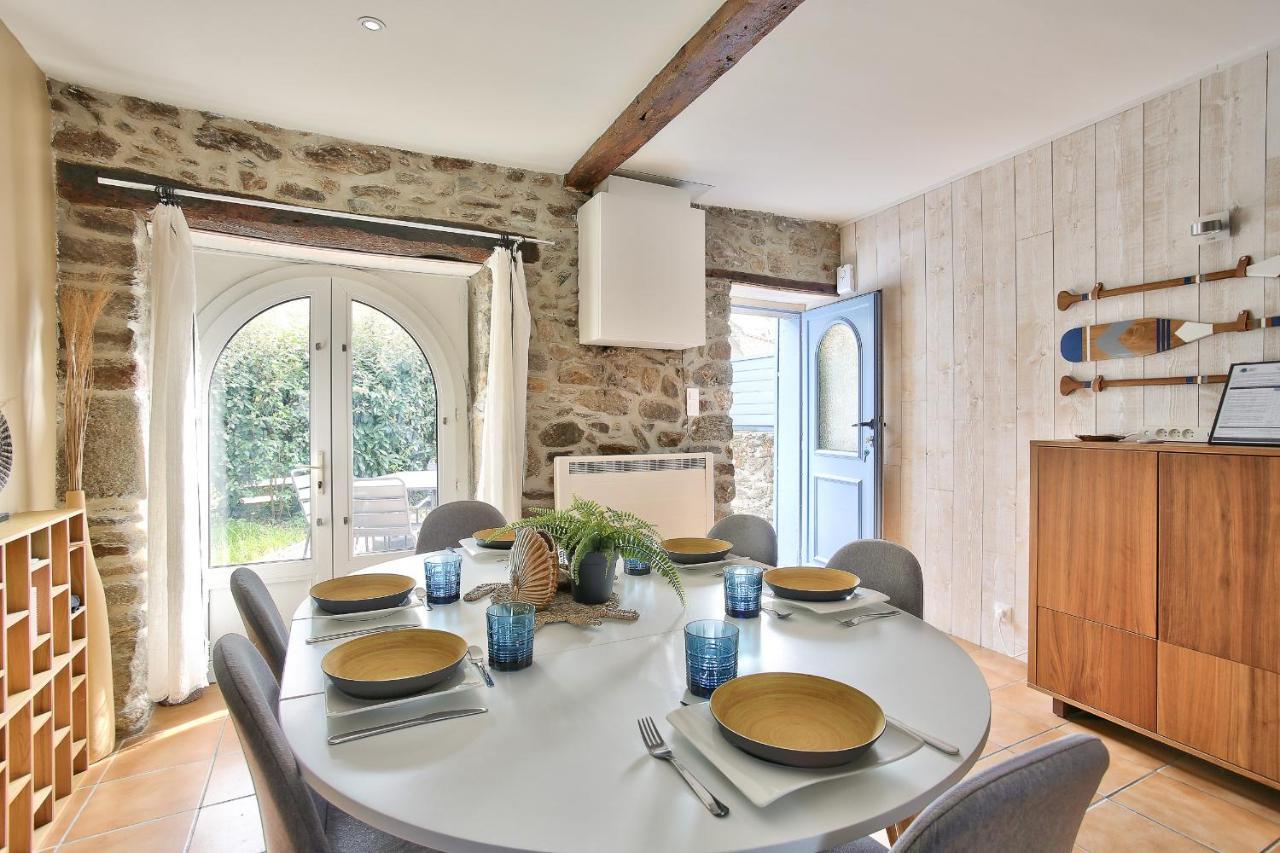 600M Plage Saint-Suliac- Maison Bretonne Pour 4 Extérieur photo