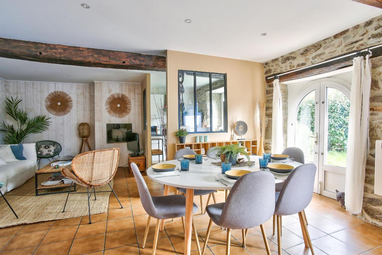 600M Plage Saint-Suliac- Maison Bretonne Pour 4 Extérieur photo
